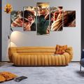 Tableau Décoratif Eren vs Reiner Tisch Attaque sur Titan — L'Attaque des Titans