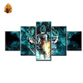 Tableau Décoratif Vegetto SSJ Bleue — Dragon Ball Z
