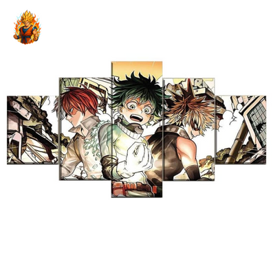 Tableaus de Shoto, Izuku et Bakugo - My Hero Academia