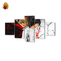 Tableau Décoratif Kira Vs L — Death Note