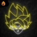Néon LED Son Goku — Dragon Ball Z