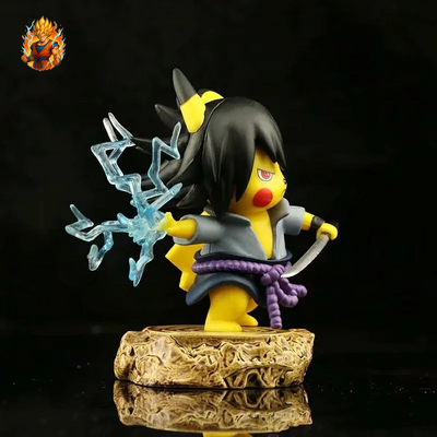 figurine Pokémon Pikachu Sasuke Uchiha