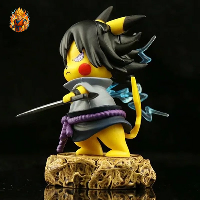 figurine Pokémon Pikachu Sasuke Uchiha