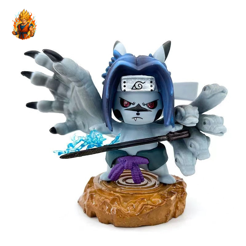figurine Pokémon Pikachu Naruto Sasuke Malédiction