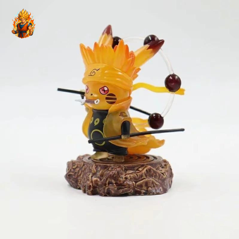 figurine Pokémon Pikachu Naruto Uzumaki Mode Kurama