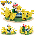 Pikachu- und Ash-Figur
