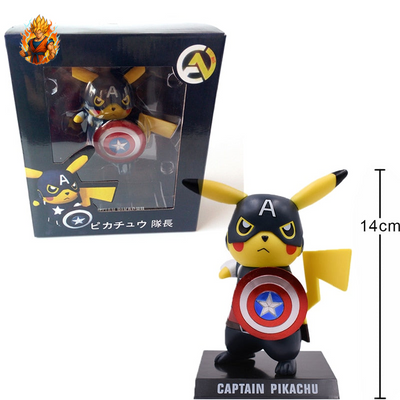 figurine Pikachu - Captain America