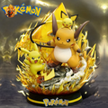 Pichu Pikachu Raichu Deluxe Figur