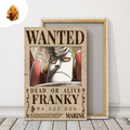 Poster Wanted Wanted Franky — One Piece