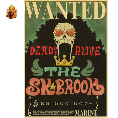 Affiche Recherché Brook - One Piece-Ma boutique