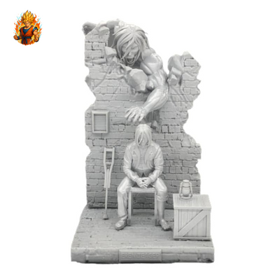 Attaque sur Titan Figurine en résine Titan Assaillant et Eren Jaeger-Ma boutique