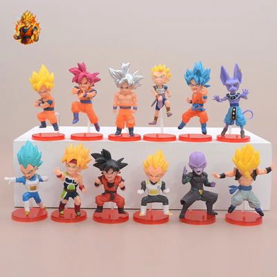 Figurine Mini Super Saiyan - 12 pièces