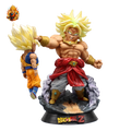 Figurine Broly Vs Son Goku — Dragon Ball Z