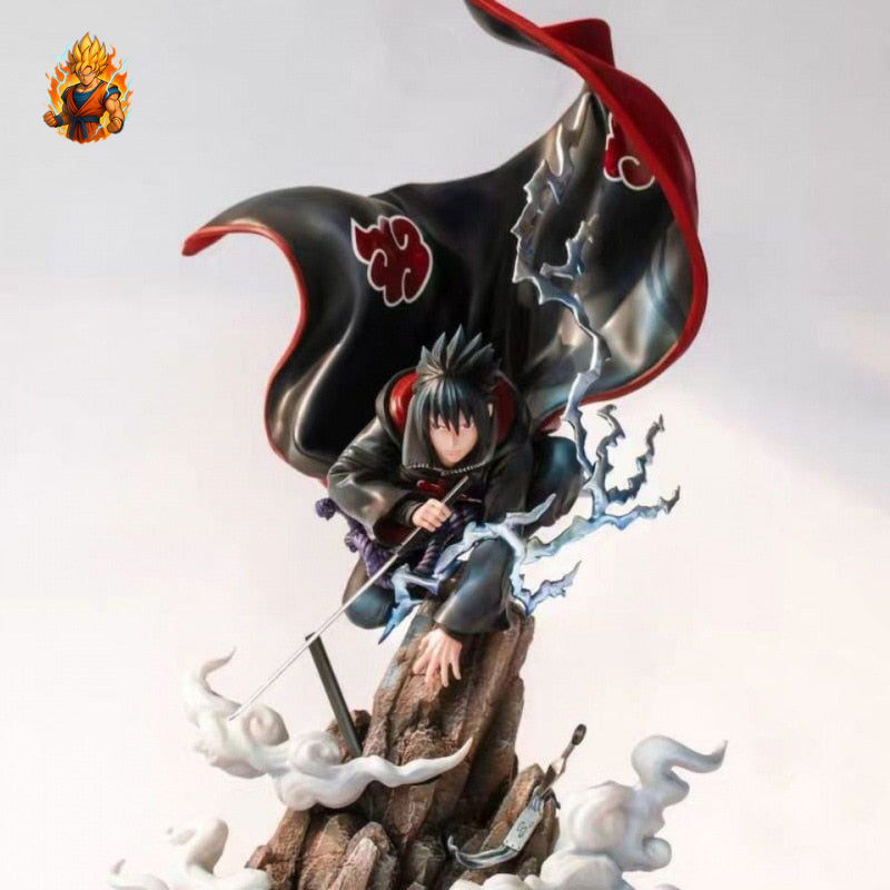 Figurine Naruto Sasuke Uchiha Akatsuki - 43cm