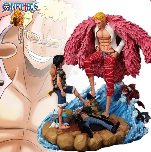 Figurine One Piece Doflamingo contre Luffy