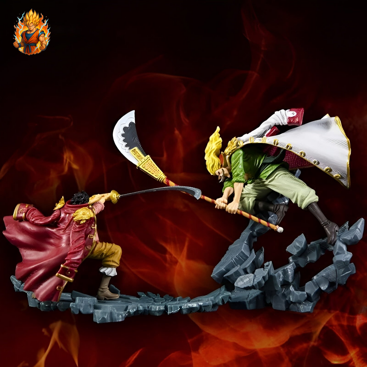 Figurine One Piece Whitebeard VS Gol D Roger