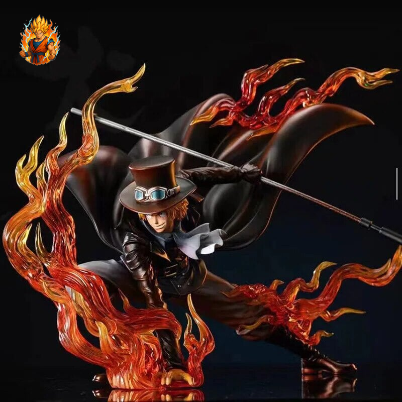 rait Figurine de Sabo enflammé de One Piece
