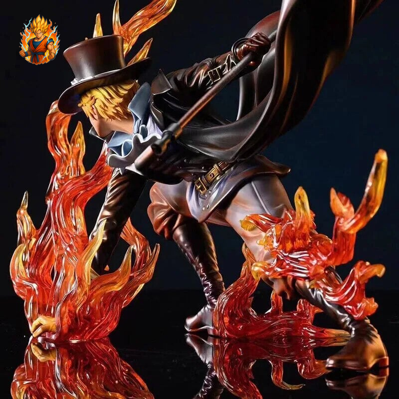 rait Figurine de Sabo enflammé de One Piece