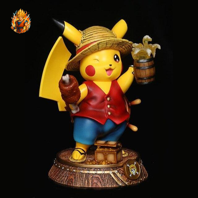 Figurine Pokemon - Pikachu Luffy