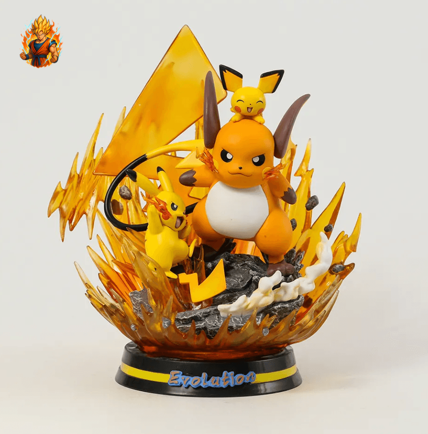 Figurine Pokémon - Évolution de Raichu