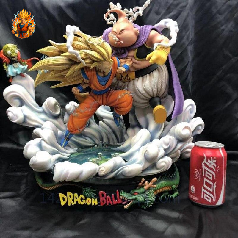 Figurine de collection Goku SSJ3 vs Majin Buu
