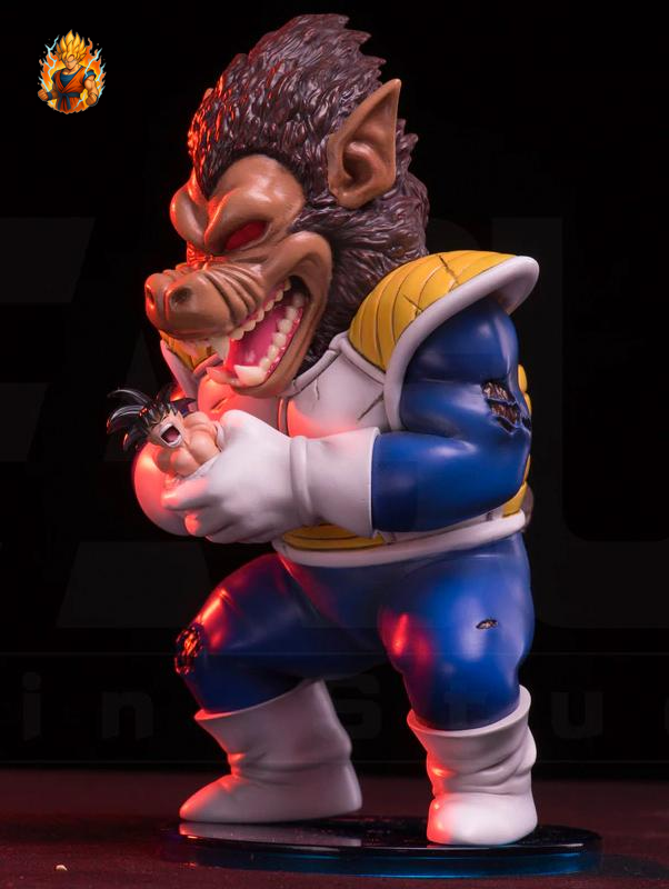 Figurine de collection Vegeta Oozaru vs Goku