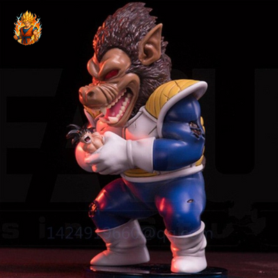 Figurine de collection Vegeta Oozaru vs Goku