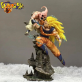 Figurine Goku VS Kid Buu de collection — Dragon Ball Z