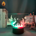 Lampe LED Bicolore Eren Jaeger — L'Attaque des Titans
