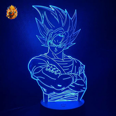 Lampe LED Goku SSJ Rose - Dragon Ball Z