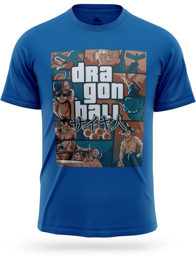 Dragon Ball Z Grand Theft Auto (GTA) T-Shirt