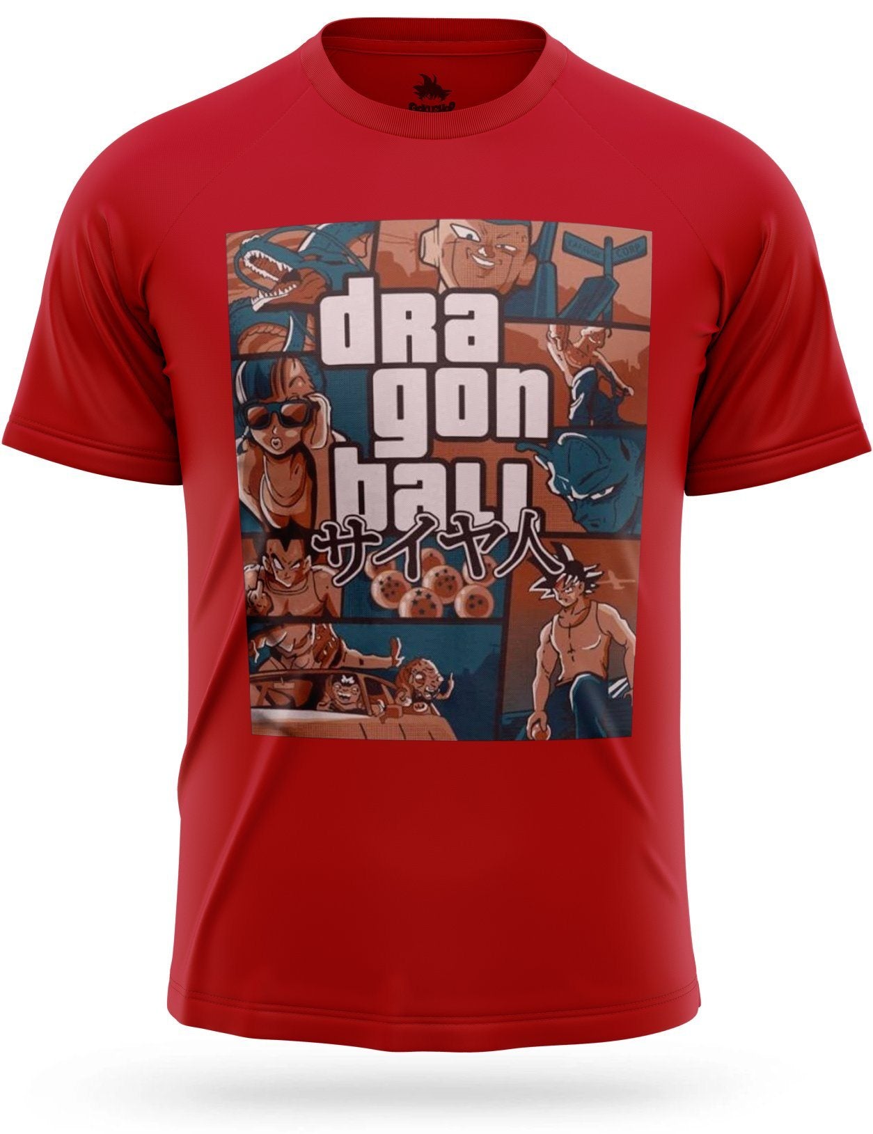 Camiseta Dragon Ball Z Grand Theft Auto (GTA)