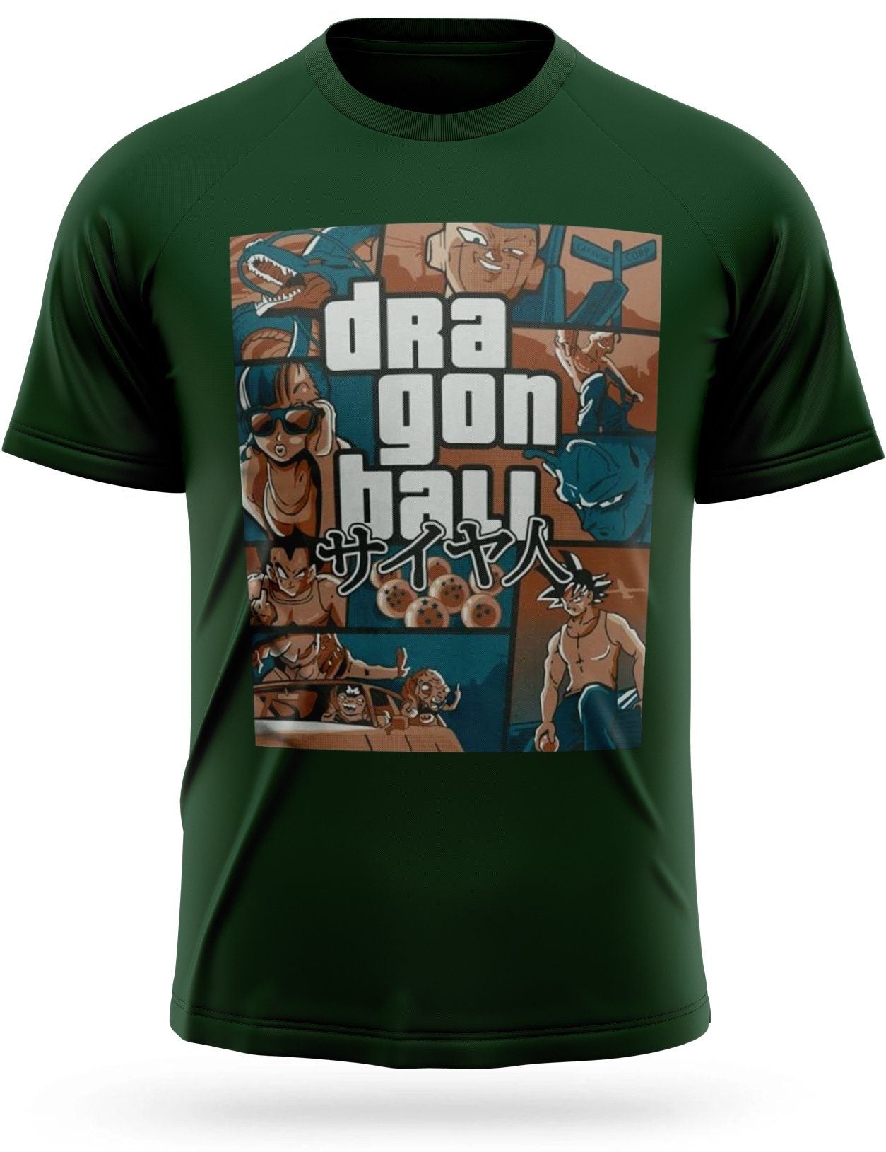 T-Shirt Dragon Ball Z Grand Theft Auto (GTA)