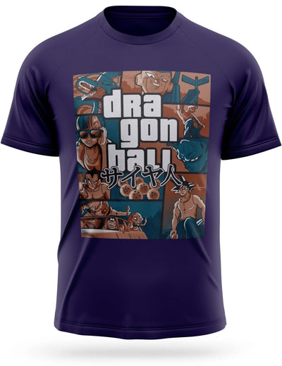 Dragon Ball Z Grand Theft Auto (GTA) T-Shirt