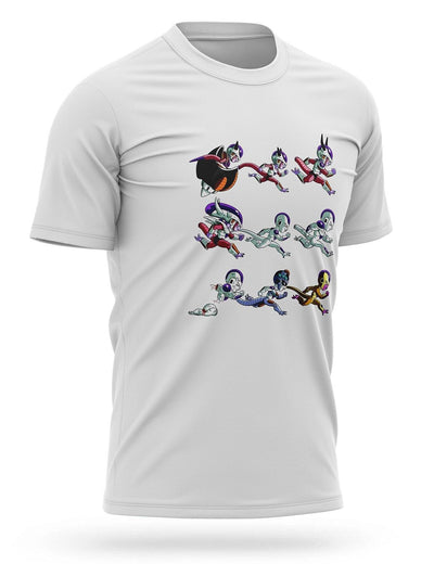 Camiseta Dragon Ball Transformaciones Freezer