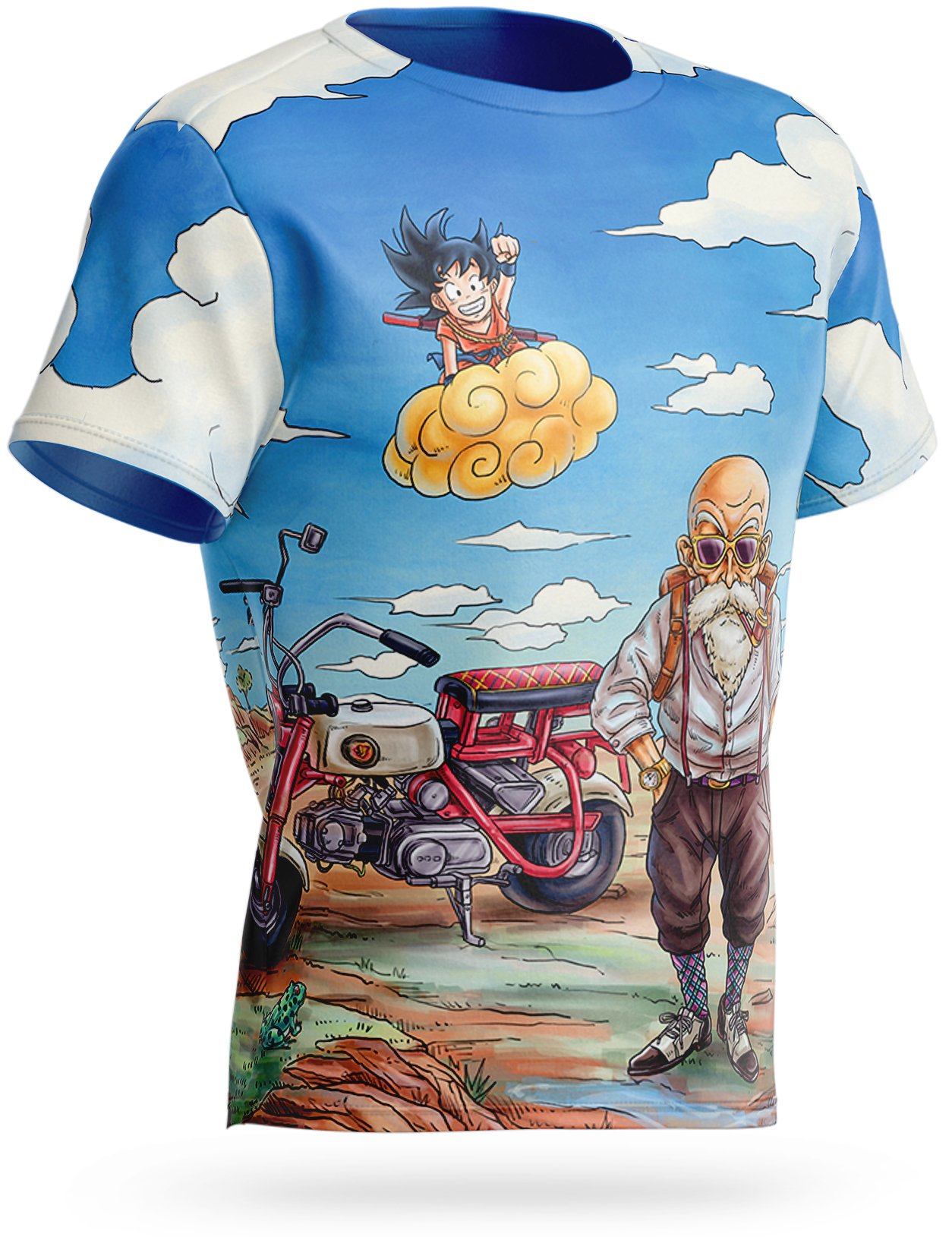 Camiseta Dragon Ball Z Goku y Kame Sennin