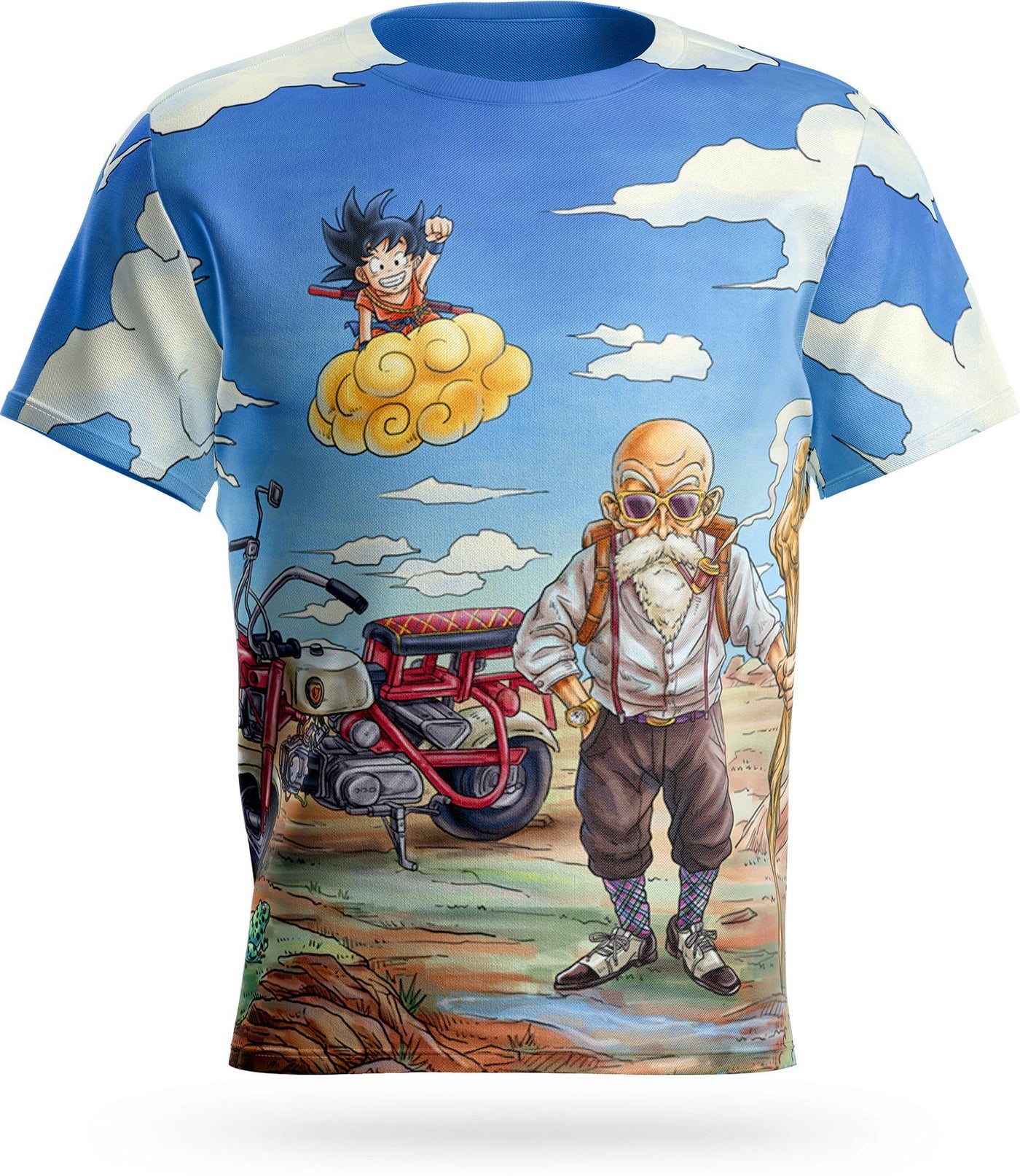 T-Shirt Dragon Ball Z Goku & Kame Sennin