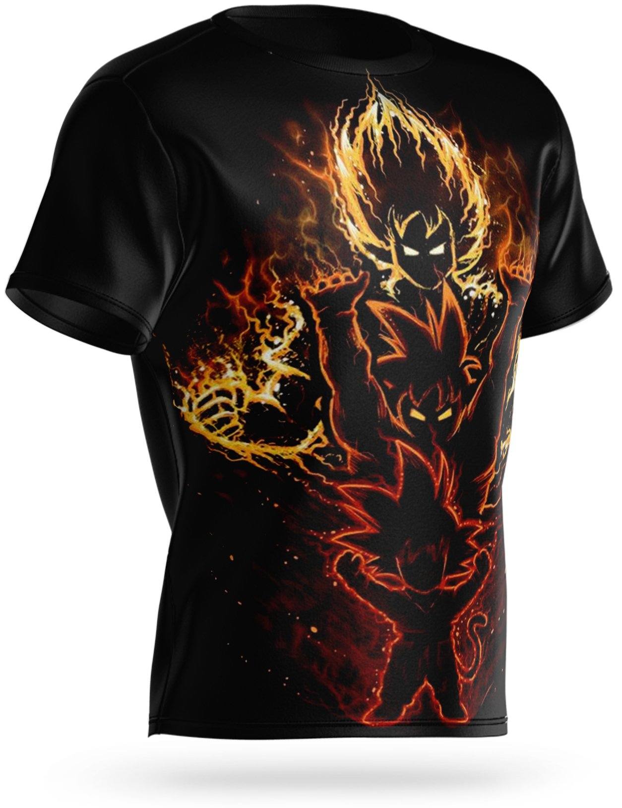 Camiseta Dragon Ball Son Goku Evolución