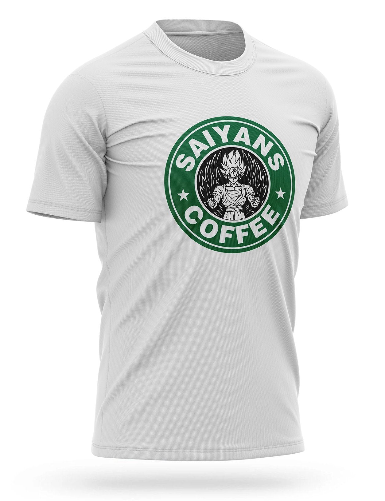 Dragon Ball Z Saiyans Camiseta Café