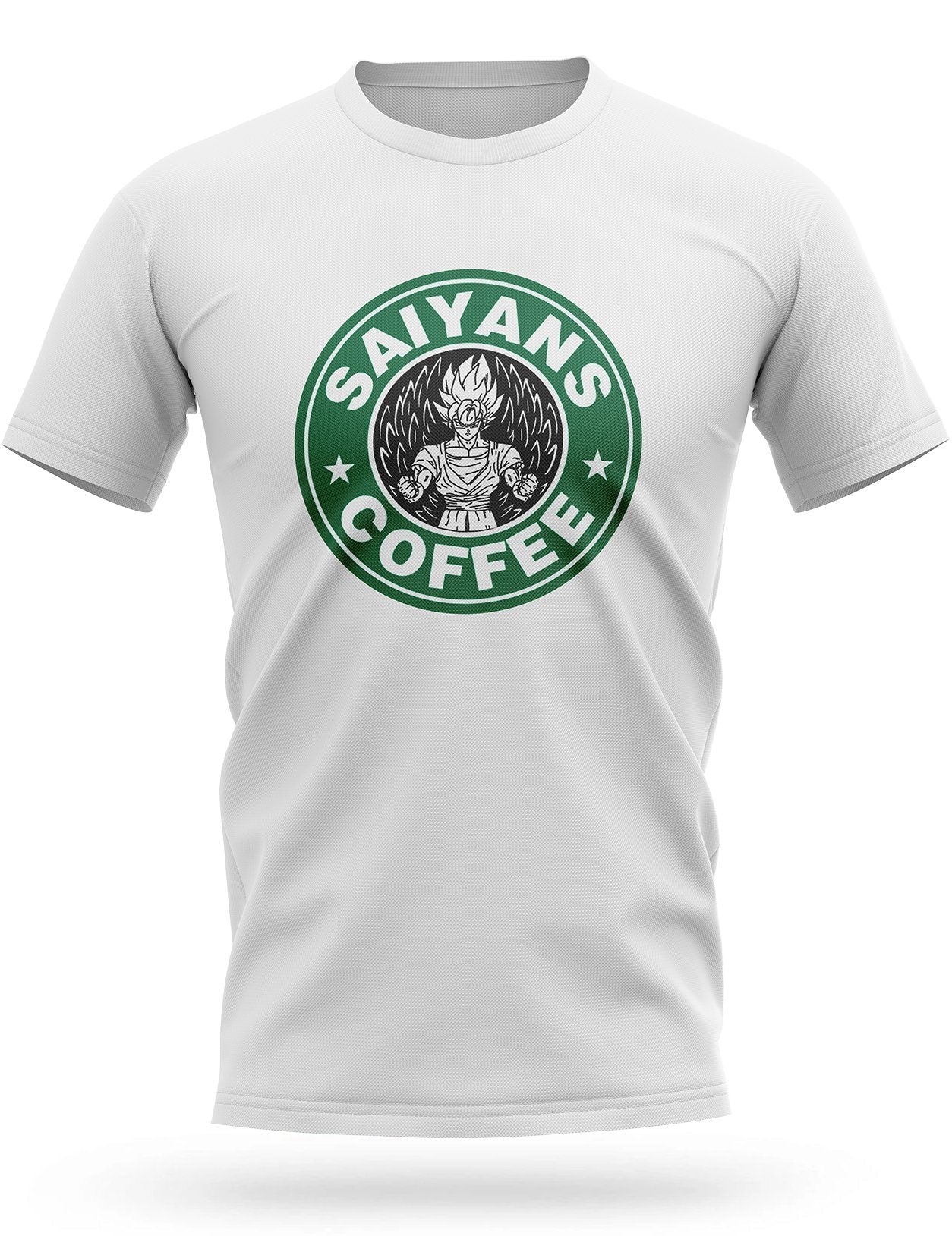 Dragon Ball Z Saiyans Camiseta Café