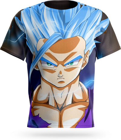 T-Shirt Dragon Ball Gohan SSJ Blue