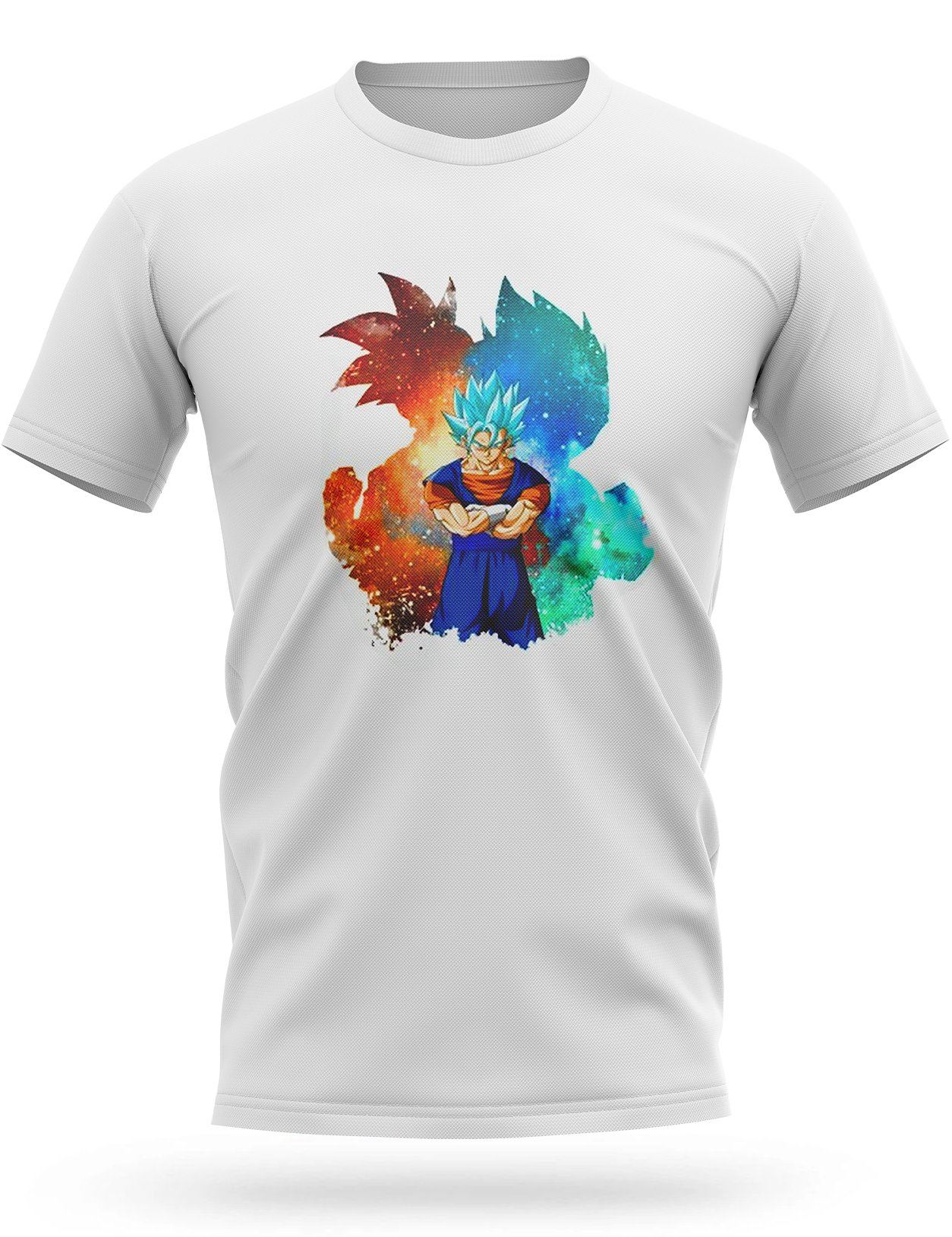 Camiseta Dragon Ball Super Fusion Vegetto SSJ Azul