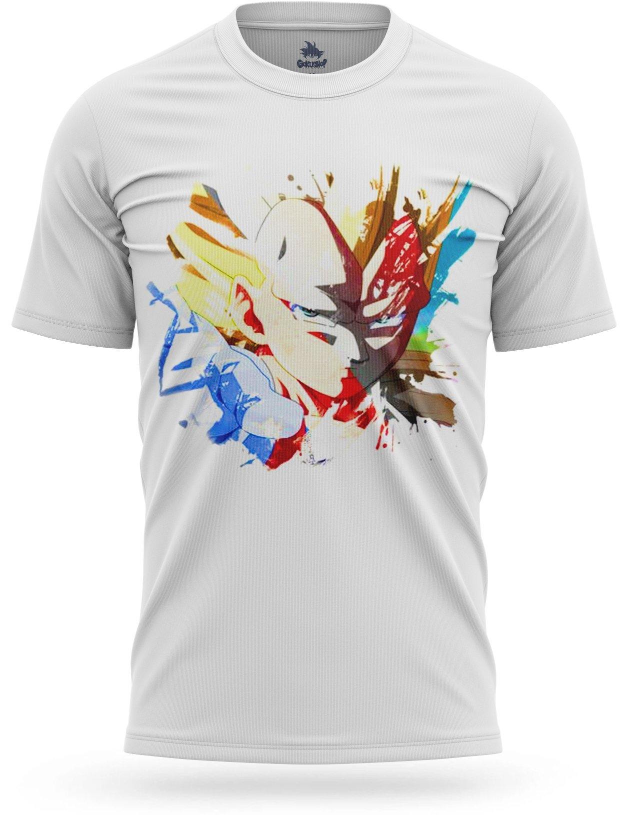 Camiseta con diseño 3D de Dragon Ball Z Vegeta