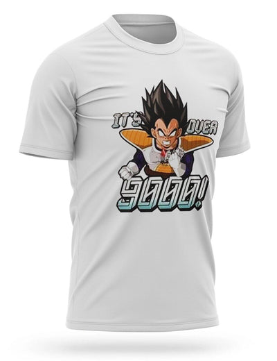 Camiseta Dragon Ball Z Vegeta Más de 9000