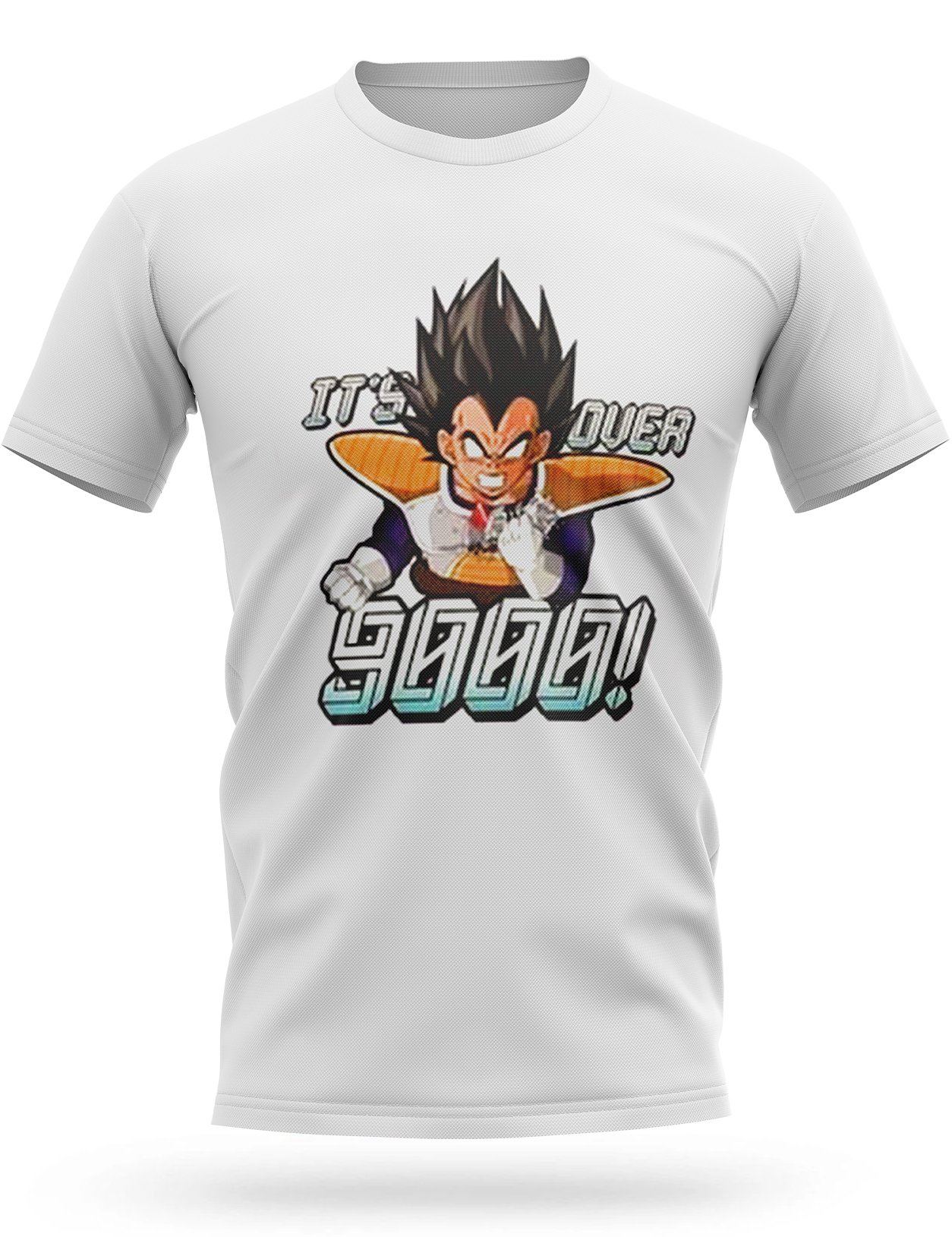 Camiseta Dragon Ball Z Vegeta Más de 9000