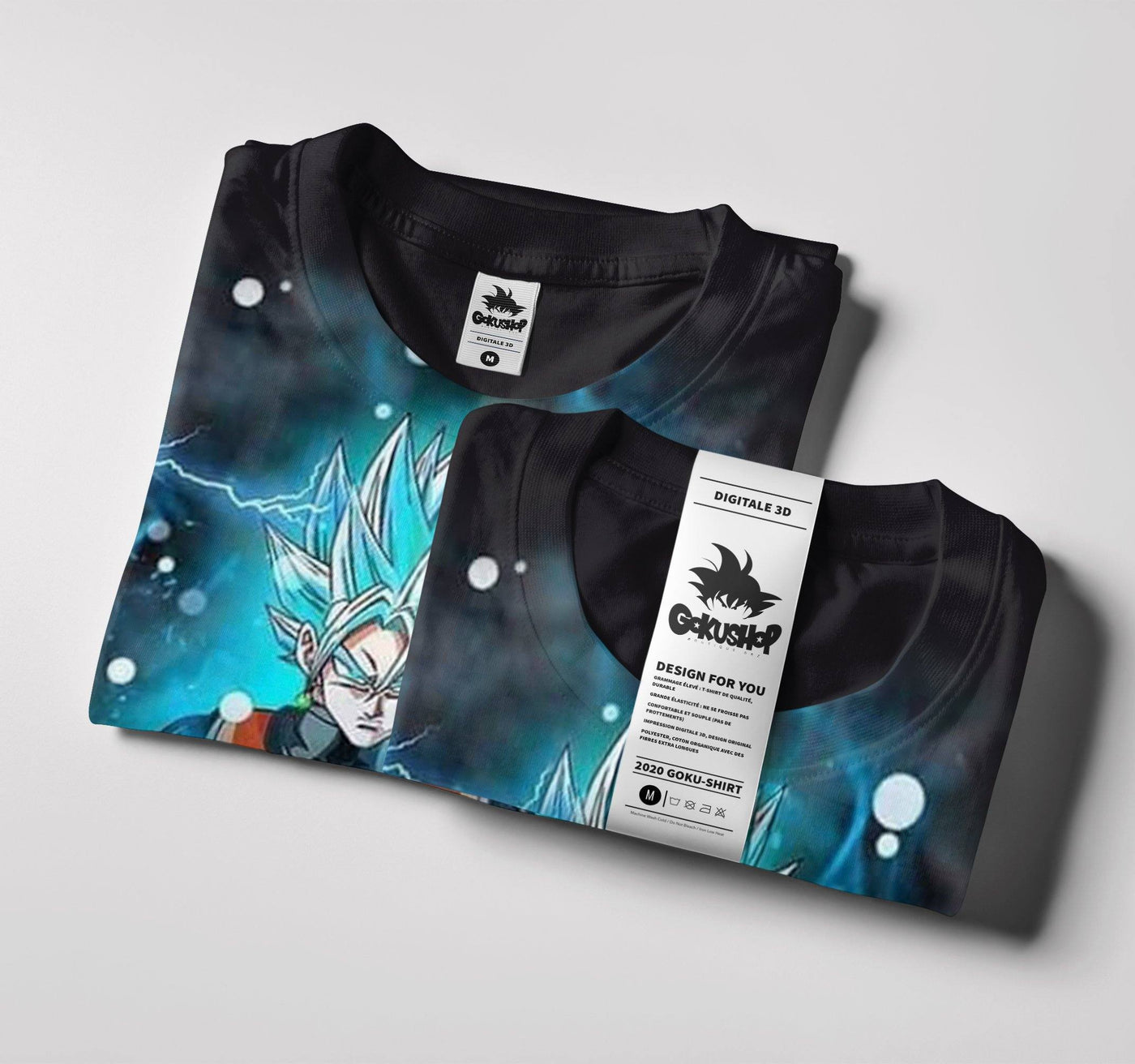 T-Shirt Dragon Ball Vegeto Super Saiyan Blue