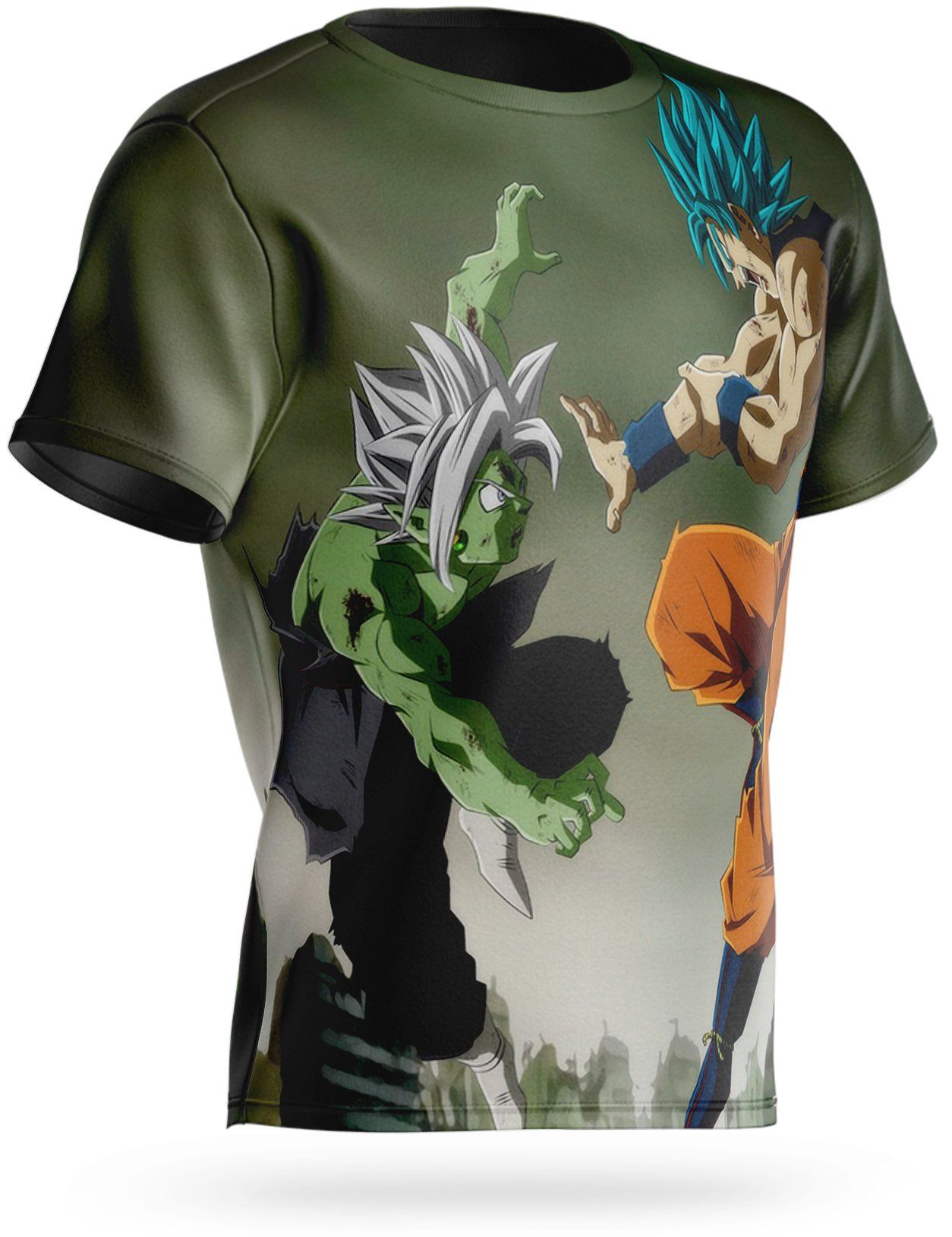 Camiseta Dragon Ball Super Goku vs Zamasu Fusión