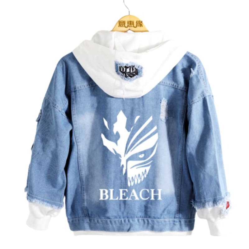 Chaqueta vaquera con máscara de Ichigo - Bleach™