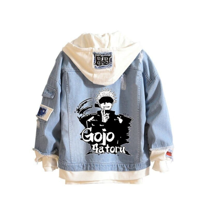 Veste en jean Satoru Gojo - Jujutsu Kaisen™