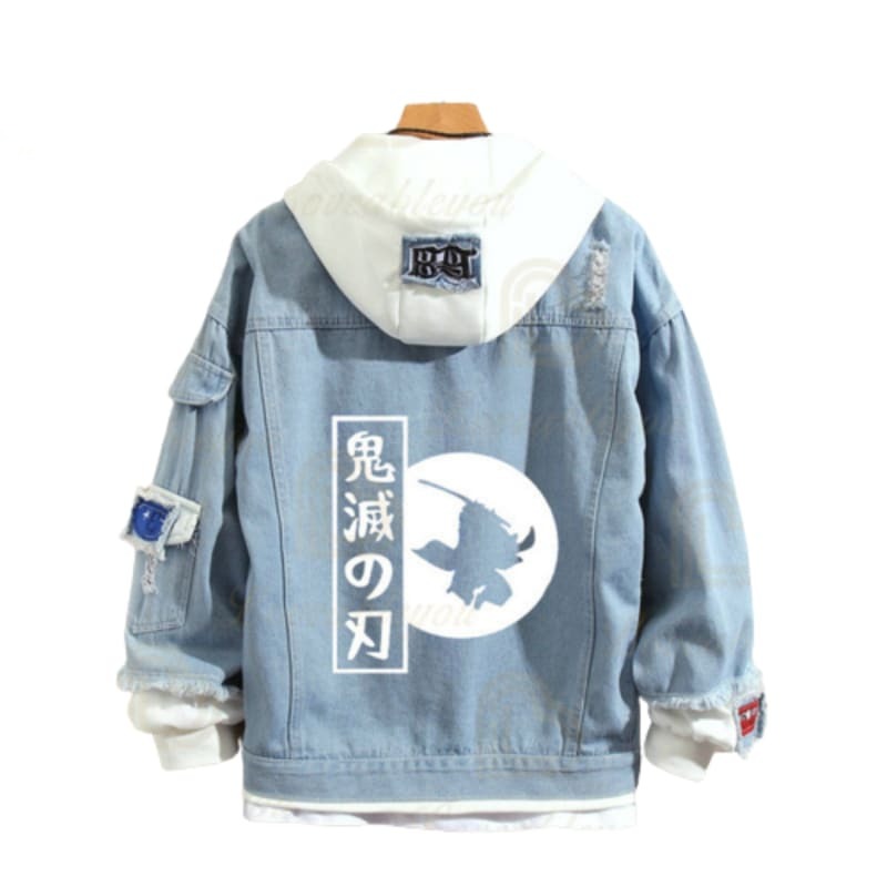 Tanjiro „Moon“ Jeansjacke – Demon Slayer™